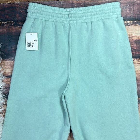 Forever 21 Mint Teal Wide-Leg Drawstring Sweatpants - Picture 11 of 11